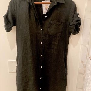 CLASSIC, Spring-Summer-Fall SHIFT DRESS 100% LINEN